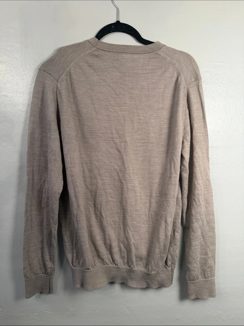 Reiss Men's Neutral Taupe Crewneck Sweater